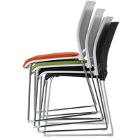 Chaise de direction moderne professionnelle nouvelle fonction pliable en acier-plastique robuste pour les zones industrielles à fort trafic