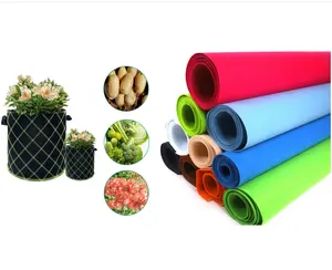 MINGYU Felt Fabric 3 5 7 10 15 20 25 30 100 Gallon Non Woven Planter Grow Bags Aeration Fabric Pots Garden Potato felt grow bags