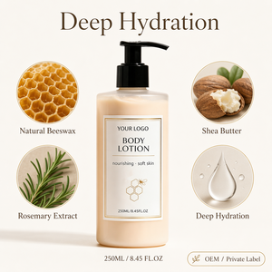 <span class=keywords><strong>Crema</strong></span> Corpo <span class=keywords><strong>Idratante</strong></span> e Nutriente in Cera d'Api Naturale per <span class=keywords><strong>Pelle</strong></span> <span class=keywords><strong>Secca</strong></span> e Sensibile, Etichetta Privata Personalizzabile - Product Image 2
