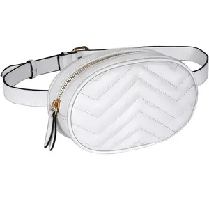 Fanny Pack Pu Leather Waist Belt Bag Crossbody Bags Waist Pack Luxury Handbags Fashion Design Chest Bag