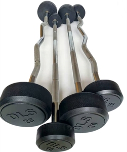 Tạ tay cao su 15kg 20kg, thanh tạ thẳng, tạ tay cố định, tạ tập thể hình đầu tròn - Product Image 4