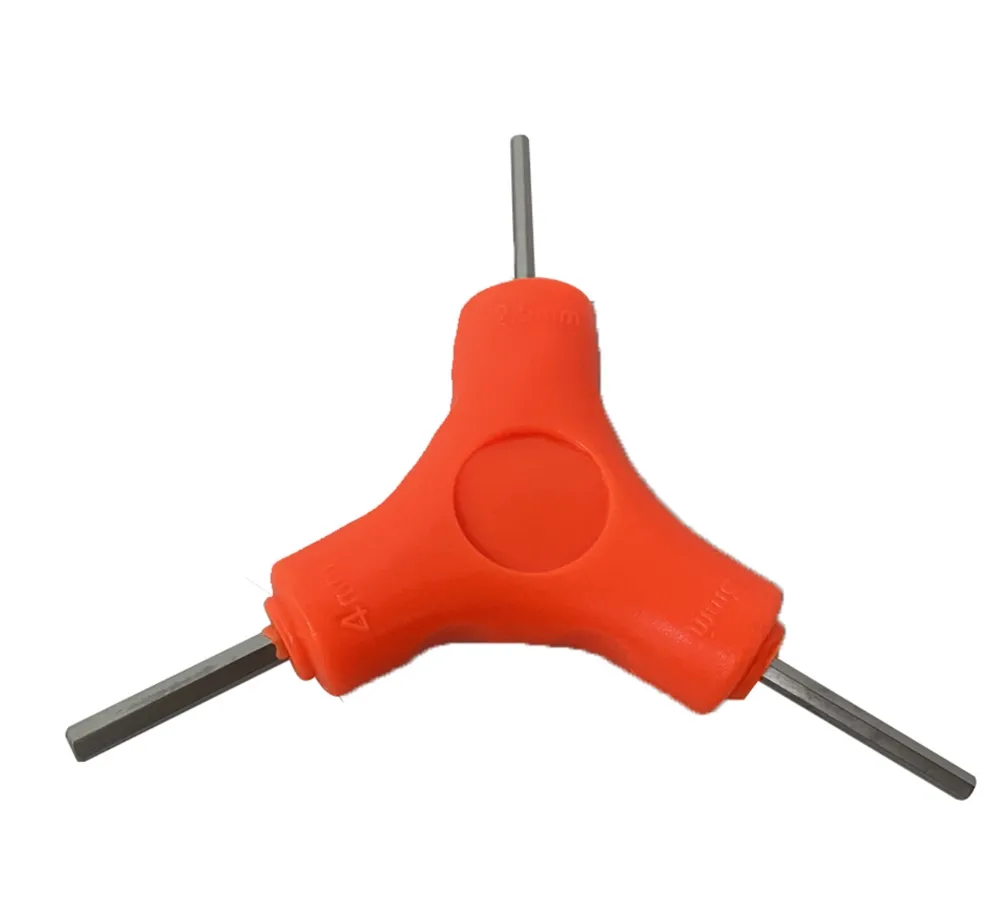 Chave hexagonal em formato de y, 3 em 1, chave sextavada, ferramentas manuais de manutenção de bicicleta
