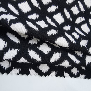 Tela de crepé de poliéster y spandex con estampado de musgo para vestido, precio económico 2026 - Product Image 2