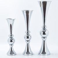 Porte-fleurs hauts et polyvalents en or d'usine, centre de table, supports à fleurs, centres de table de mariage, vase à fleurs décoratif en or