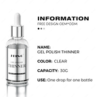 JTING une goutte pour une bouteille couleur claire Gel vernis à ongles plus mince 30G mélange colle Gel vernis à ongles OEM professionnel ongles fournitures Salon