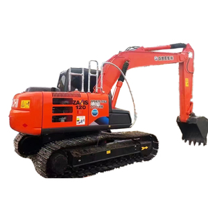 Excavatrice sur chenilles Hitachi ZX120 d'occasion d'origine japonaise, 10-12 tonnes, faible nombre d'heures, prête à l'expédition, bon état, prix bas, brise-roche inclus - Product Image 1