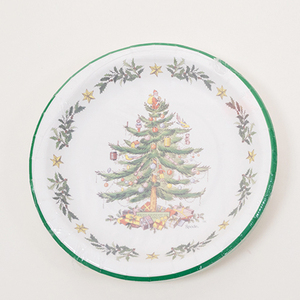 Assiettes jetables à thème de Noël <span class=keywords><strong>vintage</strong></span>, fournitures pour fêtes et vacances, pour le dîner de Noël <span class=keywords><strong>en</strong></span> famille, <span class=keywords><strong>assiette</strong></span> <span class=keywords><strong>en</strong></span> papier - Product Image 1