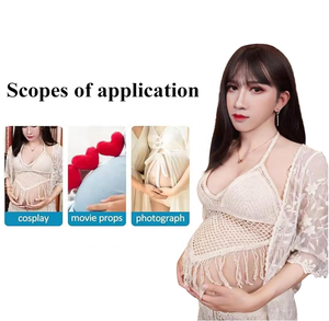 <span class=keywords><strong>Ventre</strong></span> <span class=keywords><strong>de</strong></span> grossesse artificiel réaliste en silicone, <span class=keywords><strong>faux</strong></span> <span class=keywords><strong>ventre</strong></span> <span class=keywords><strong>de</strong></span> grossesse en silicone pour les travestis, accessoires <span class=keywords><strong>de</strong></span> cosplay, Halloween - Product Image 6