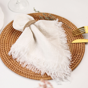 42*42Cm Cổ Phiếu Sẵn Sàng Tua 100% Cotton Nhà Hàng Bữa Ăn Tối Màu Vải Bảng Khăn Ăn Cho Giáng Sinh Đảng - Product Image 5