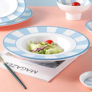 Melamine Dinnerware Plates Hotel Ware Salad Bowl Melamine Italian Pasta Bowls High Quality Tableware Big Serving Bowls