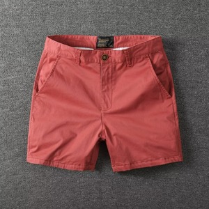 Nouveau pantalon d'été en pur coton pour <span class=keywords><strong>homme</strong></span>, coupe décontractée, jambe droite, style workwear, légèrement élastique, idéal pour la plage - Product Image 6