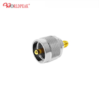 Adaptor RF SMA Female ke UHF Male PL259 PL-259 Antar Seri untuk Radio CB/Antena Radio Genggam/Walkie Talkie