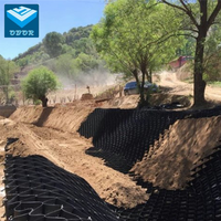 Géocell en HDPE texturé pour applications de stabilisation des sols, de renforcement des chaussées, de protection des pentes et de lutte contre l'érosion