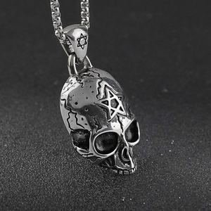 Pendentif Tête de Mort en Acier Inoxydable pour Hommes – Style Gothique – Vente en Gros pour Fabricants – Idéal pour Colliers Homme Tendance - Product Image 2