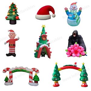 Bonhomme <span class=keywords><strong>de</strong></span> neige géant gonflable en PVC pour extérieur, <span class=keywords><strong>d</strong></span>écoration <span class=keywords><strong>de</strong></span> jardin <span class=keywords><strong>de</strong></span> Noël, 4 mètres, comprenant un souffleur <span class=keywords><strong>d</strong></span>'air, taille personnalisable - Product Image 5