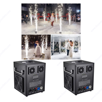 Décorations DJ de mariage, machine à fontaine à feux froids en métal 600W avec télécommande DMX512 pour club disco