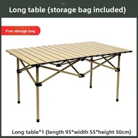 Ensemble de table pliante et de chaise Kermit en acier au carbone moderne portable pour l'extérieur - Meubles de camping