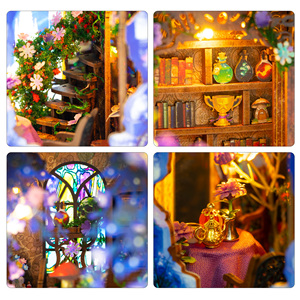 Nouveau Kit DIY 2026 M2603 Atelier de Jardin Magique Miniature pour Livres 3D en Bois avec Lumière - Product Image 3