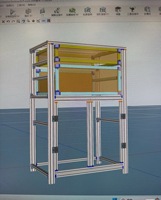 Cadre de table de travail en profilé aluminium série 6000 T3-T8 pour imprimante 3D industrielle et CNC