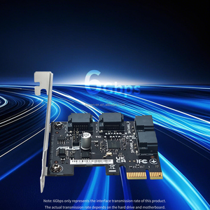 Bán hàng nóng siêu tốc độ PCIe cho 3.0 mở rộng thẻ với 4 cổng 6 Gb/giây <span class=keywords><strong>PCI</strong></span> <span class=keywords><strong>Adapter</strong></span> cho máy tính để bàn máy tính trong kho - Product Image 6