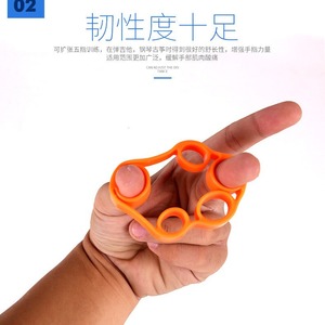 Entrenador de fuerza de dedos de silicona, equipo de ejercicio de mano con borde ancho para adultos y niños, herramienta de entrenamiento físico - Product Image 3