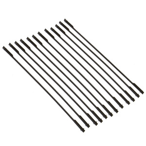 12 Cuchillas de Sierra de Calar de 6.5 Pulgadas (168mm) con Pasadores, 15 Dientes, para Herramientas Eléctricas de Carpintería, Acabado de Nitruro - Product Image 1