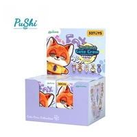52toys Zootopia Cute Crew Collection Blind Box Plush Animal Figure Mini Dolls Keychain Toys 4 Box/Set