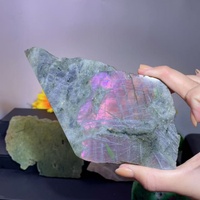 Vente en gros de plaques de cristal naturel mélangées, tranches de pierres précieuses polies, spécimens minéraux, pierres de guérison, plaques plates pour la décoration intérieure