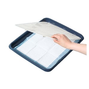 Toilette pour chien de grande taille, extra-large, plate, anti-éclaboussures, à fixer au mur, lavable, pour chien/animal de compagnie - Product Image 2