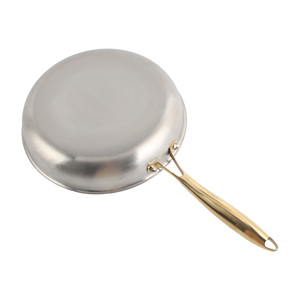 Dishwasher Safe Glass <b>Lid</b> Gold Handle Induction Compatible Modern Design Titanium <b>Frying</b> <b>Pan</b> - Product Image 6