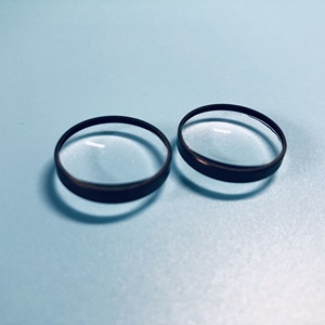 Lente Óptica Plano Convexa de Vidrio con Recubrimiento AR y Pintura Negra en Superficie Mate - Product Image 3