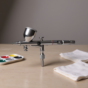 Aérographe à gravité Truper AERO-35 avec buse de 0,3 mm, double action réglable, capacité du réservoir de 7 cc, corps en aluminium pour les œuvres d'art, 1 an de garantie - Product Image 2