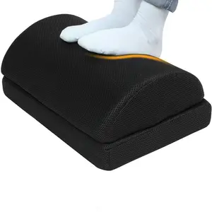 Ayak istirahat silindir bellek köpük şekli Bolster ayarlanabilir ayak istirahat yastığı yarım ay yastık