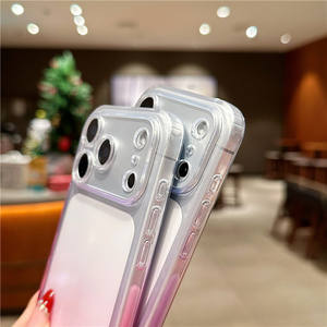 Coque transparente dégradée pour iPhone 17 Pro Max, style simple pour iPhone 14, coque souple compatible avec iPhone 15/16/17 Pro - Product Image 6