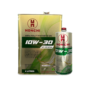 Honchi 10W30น้ำมันเครื่องสังเคราะห์ Api SP/ GF-6A ที่ใช้กันทั่วไปในรถยนต์รุ่นเก่ารถบรรทุกขนาดเล็กพร้อมกระป๋องโลหะสำหรับจาระบี - Product Image 1