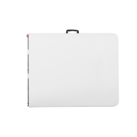 Table pliante rectangulaire blanche moderne de 6 pieds en plastique de haute qualité pour réunions, vente chaude, pour extérieur, vente en gros
