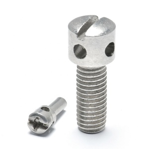 Gestion de la qualité <span class=keywords><strong>Vis</strong></span> de cabestan fendues à tête perforée M2 M3 M4 personnalisées - Product Image 5