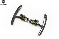 Accessoires d'intérieur Extension de palette de manette de vitesse en fibre de carbone pour Porsche Boxster pour Macan Cayman Carrera 918 Spyder 911 Panamera