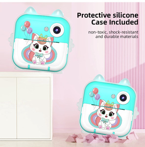 Ngay lập tức máy ảnh máy in nhiệt Nhãn dán túi máy in in ảnh trẻ em in máy ảnh mini Máy in nhiệt - Product Image 6