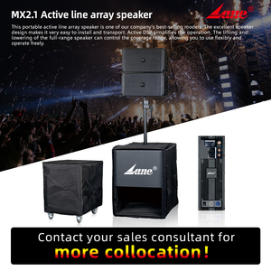 ลำโพงระบบเสียงไลน์แบบพกพา MX2.1 รุ่น Factory Price Professional Super Portable PA กันน้ำ ระบบเสียงแอคทีฟ MX2.1 Pa Speaker Sys - Product Image 6