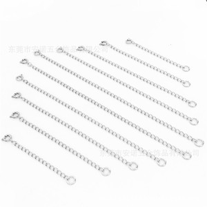 Chaîne d'extension en acier inoxydable Anno Jewelry, 2, 3, 4, 5, 6 pouces, pour sacs, vêtements, accessoires de bijoux DIY - Product Image 5