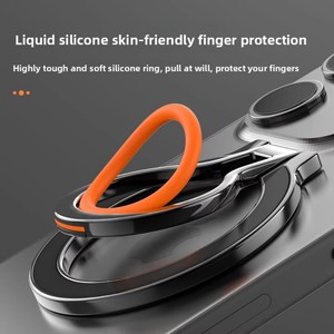 Strong Magnetic Phone Hold Sturdy Tablet <b>Floor</b> Stand Holder Magnetic <b>Accessories</b> Finger Ring Grip Stand - Product Image 4