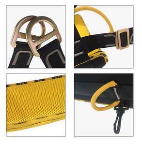 CE認証取得済み全身安全帯 ポリエステル製スチールシートボード 高所作業用 外壁清掃 落下防止 - Product Image 2