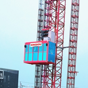 SC100 Building Lift Price Construction <strong>Elevator</strong> <strong>Working</strong> with Tower Crane and Platform - Product Image 2