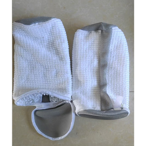 Sac de lavage pour chaussures OEM, diamètre 21 cm, housse de protection réutilisable pour lavage en machine, tissu non tissé rond, style minimaliste - Product Image 4