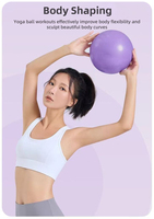 Ballon de Yoga et Pilates Anti-éclatement en PVC Écologique de 25 cm pour Exercices de Remise en Forme – Vente en Gros