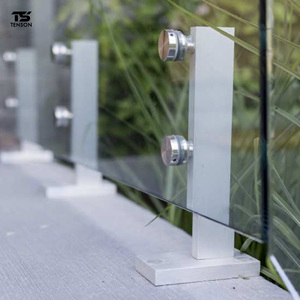 316 thép không gỉ tùy chỉnh thực hiện thiết kế hiện đại Top Mount <span class=keywords><strong>Mini</strong></span> bài không khung lan can cho khách sạn sử dụng dễ dàng - Product Image 4