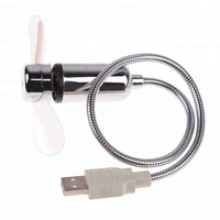 Gadget USB réglable Mini lumière LED Horloge ventilateur USB de haute qualité