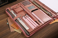 Porte-documents en cuir personnalisé professionnel, organiseur de documents personnalisé pour la satisfaction des clients, cadeaux d'entreprise