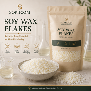 Flocons de cire de soja pour emballage personnalisé, cire pour la <span class=keywords><strong>fabrication</strong></span> de bougies, copeaux de cire pour kits DIY, bougies faites à la main et marques de cadeaux lifestyle - Product Image 1